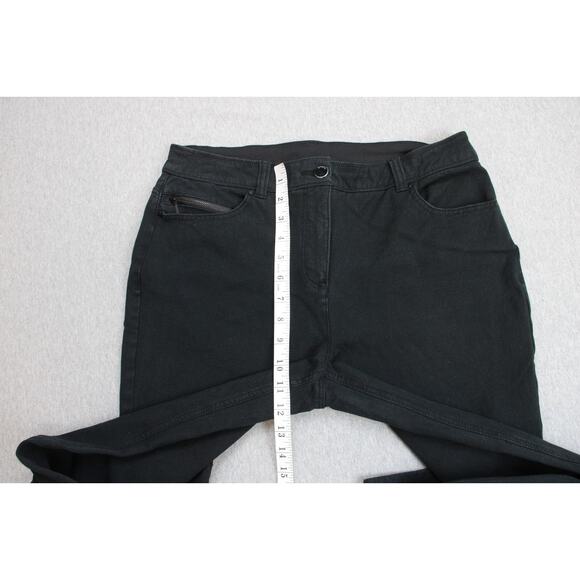 Chico's Jeans Womens Size 1 Black Stretch So Slimming Ankle Waistband High-Rise - Picture 7 of 8